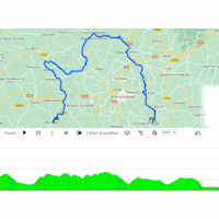 Tour de France Femmes 2023, stage 3: interactive map