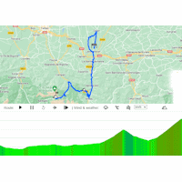 Tour de France Femmes 2023, stage 7: interactive map