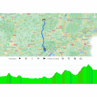 Tour de France Femmes 2024, stage 6: interactive map