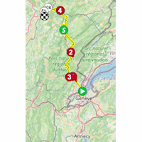 Tour de France Femmes 2026, stage 3: route, interactive