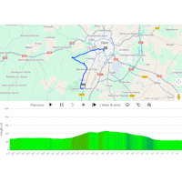 Tour de France Femmes 2026, stage 4: interactive weather map