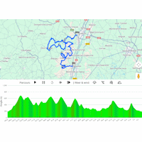 Tour de France Femmes 2026, stage 5: interactive weather map