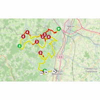 Tour de France Femmes 2026, stage 5: route, interactive