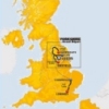 Tour de France 2014 - Route and stages in England (source: letour.fr)