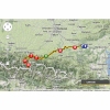 Tour de France 2014 Route stage 16: Carcassonne - Bagnères de Luchon - source: woosmap.com / ASO 