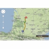 Tour de France 2014 Route stage 19: Maubourguet - Bergerac - source: woosmap.com / ASO 