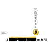 Tour de France 2018 stage 1: Profile 2nd intermediate sprint - source: letour.fr