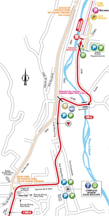 Tour de France 2018 Route stage 19: Lourdes - Laruns