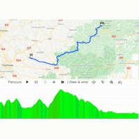 Tour de France 2020: interactive map 7th stage