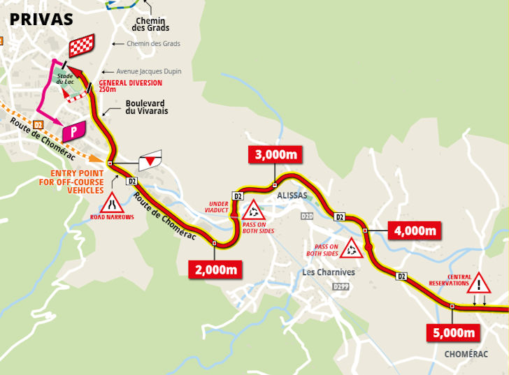 tour de france route stage 5