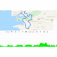 Tour de France 2021: interactive map 1st stage