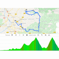 Tour de France 2021: interactive map stage 11