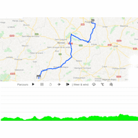Tour de France 2021: interactive map stage 4
