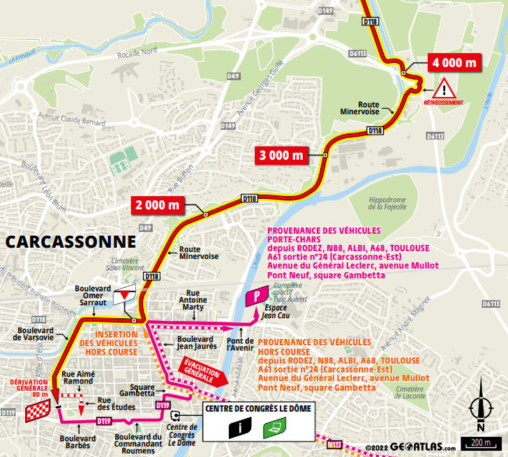 The last 5 km of stage 15