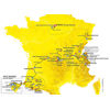 Tour de France 2023: entire route - source:letour.fr