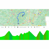 Tour de France 2023, stage 20: interactive map