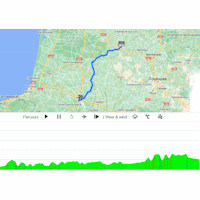 Tour de France 2024, stage 13: interactive map