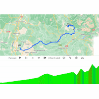 Tour de France 2024, stage 17: interactive map