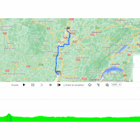 Tour de France 2024, stage 6: interactive map