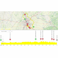 Tour de France 2025, stage 11: interactive map