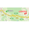 Tour de France 2025, stage 12: route, intermediate sprint - source:roadbook Tour de France