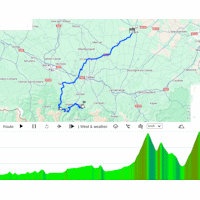 Tour de France 2025, stage 12: interactive map