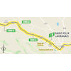 Tour de France 2025, stage 15: route, intermediate sprint - source:roadbook Tour de France