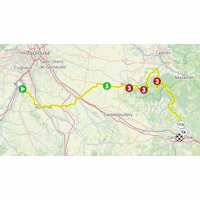 Tour de France 2025, stage 15: route