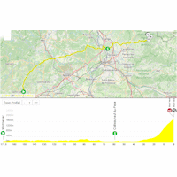 Tour de France 2025, stage 16: interactive map