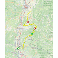 Tour de France 2025, stage 17: route