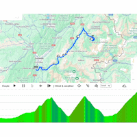 Tour de France 2025, stage 18: interactive map