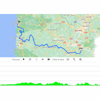 Tour de France 2025, stage 2: interactive map