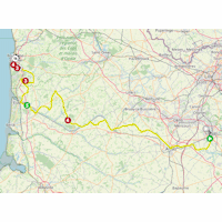 Tour de France 2025, stage 2: route