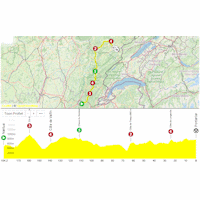 Tour de France 2025, stage 20: interactive map