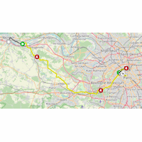 Tour de France 2025, stage 21: route