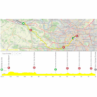 Tour de France 2025, stage 21: interactive map