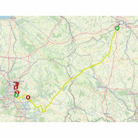 Tour de France 2025, stage 4: route