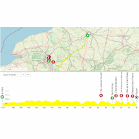 Tour de France 2025, stage 4: interactive map