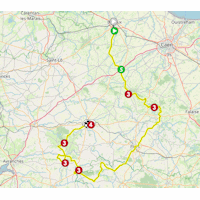 Tour de France 2025, stage 6: route
