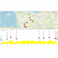 Tour de France 2025, stage 6: interactive map