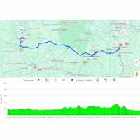 Tour de France 2026, stage 12: interactive map