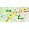Tour de France 2026, stage 13: route, intermediate sprint - source:roadbook Tour de France