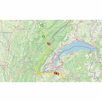 Tour de France 2026, stage 15: route