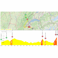Tour de France 2026, stage 15: interactive map