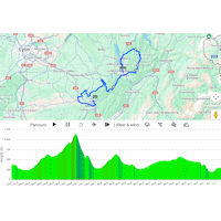 Tour de France 2026, stage 17: interactive map