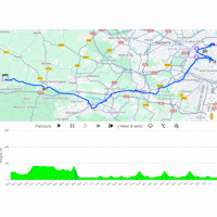 Tour de France 2026, stage 21: interactive map