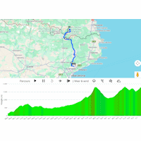 Tour de France 2026, stage 3: interactive map