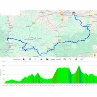 Tour de France 2026, stage 4: interactive map