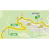 Tour de France 2026, stage 9: route, intermediate sprint - source:roadbook Tour de France