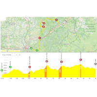 Tour de France 2026, stage 9: interactive map